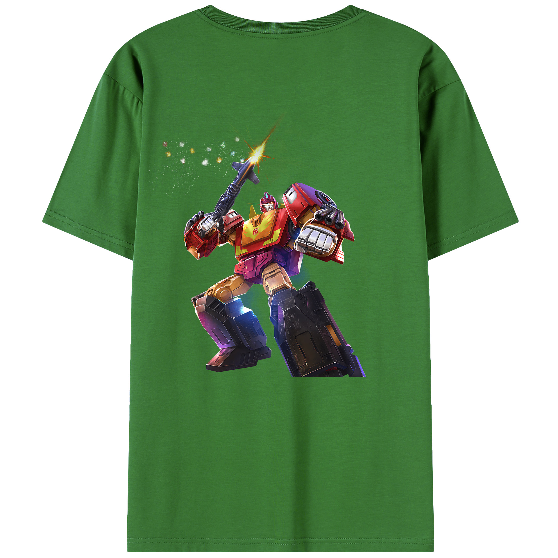 （画像用） Transformers トランスフォーマー レディース半袖Tシャツ(バックプリント)